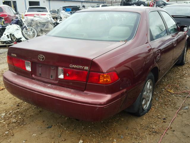 JT2BG22K2Y0417588 - 2000 TOYOTA CAMRY CE MAROON photo 4