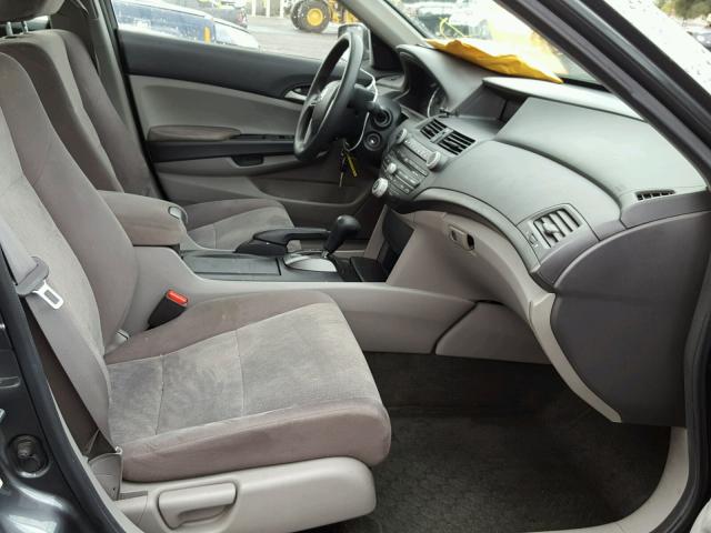 1HGCP2F32AA048182 - 2010 HONDA ACCORD LX GRAY photo 5