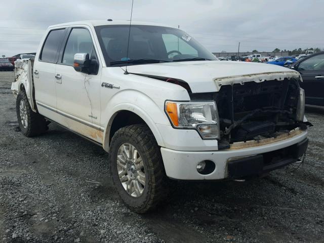 1FTFW1ET1CFC68297 - 2012 FORD F150 SUPER WHITE photo 1