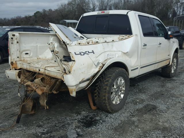 1FTFW1ET1CFC68297 - 2012 FORD F150 SUPER WHITE photo 4