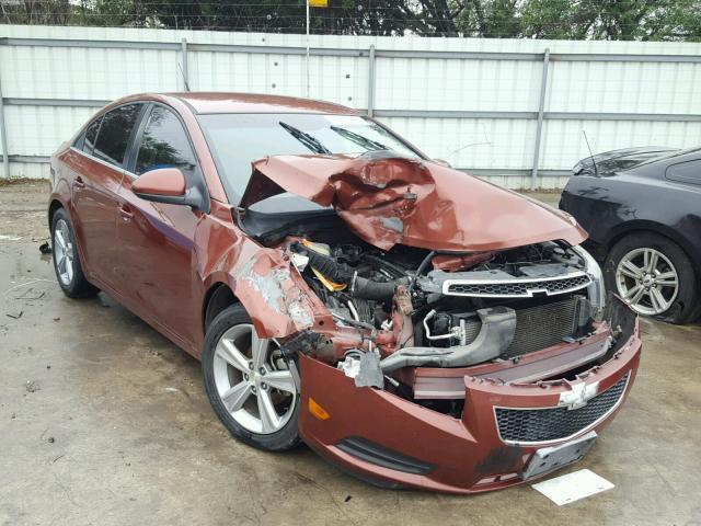 1G1PE5SB1D7184706 - 2013 CHEVROLET CRUZE LT BROWN photo 1