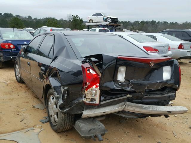 1G6DM577140160662 - 2004 CADILLAC CTS BLACK photo 3