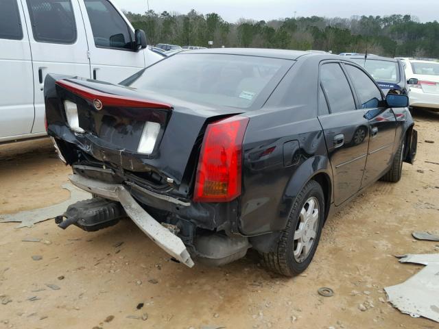 1G6DM577140160662 - 2004 CADILLAC CTS BLACK photo 4