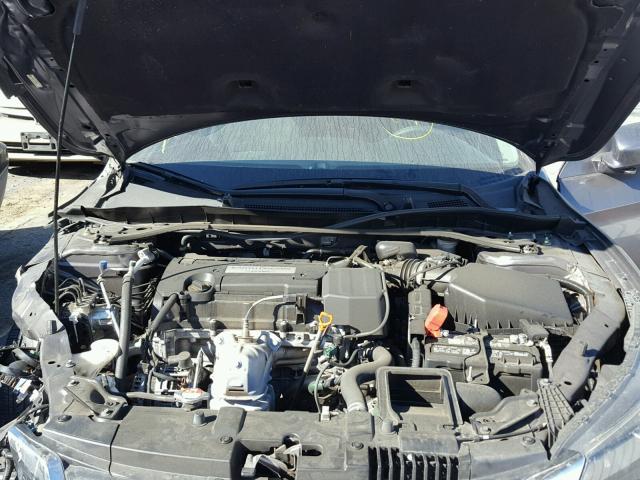 1HGCR2F7XEA002442 - 2014 HONDA ACCORD EX GRAY photo 7