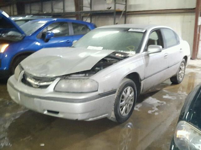 2G1WF52E319374472 - 2001 CHEVROLET IMPALA GRAY photo 2