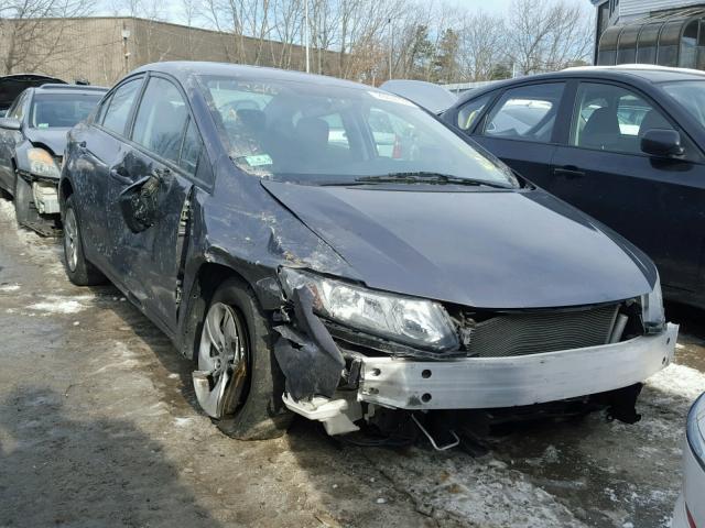 19XFB2F54FE241885 - 2015 HONDA CIVIC LX BLACK photo 1