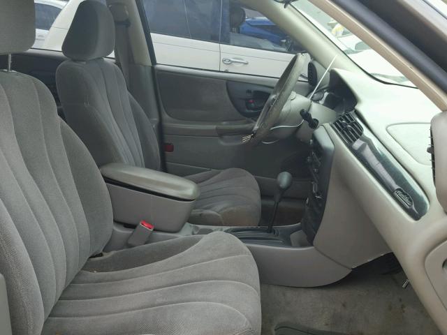 1G1ND52J616169105 - 2001 CHEVROLET MALIBU GRAY photo 5