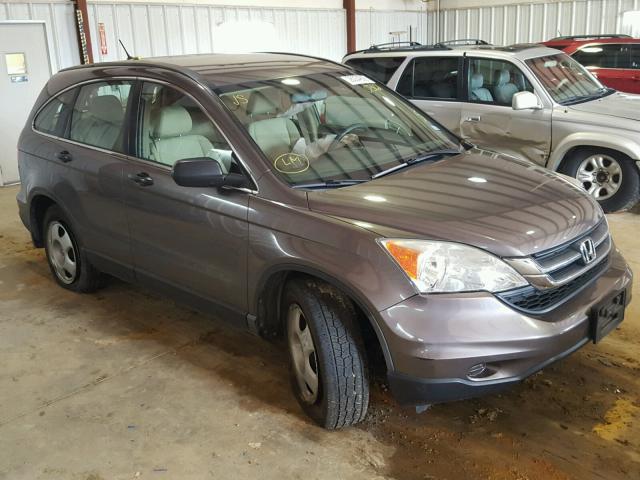 3CZRE3H32AG700361 - 2010 HONDA CR-V LX BROWN photo 1