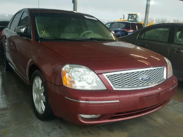 1FAFP25197G121748 - 2007 FORD FIVE HUNDR MAROON photo 1