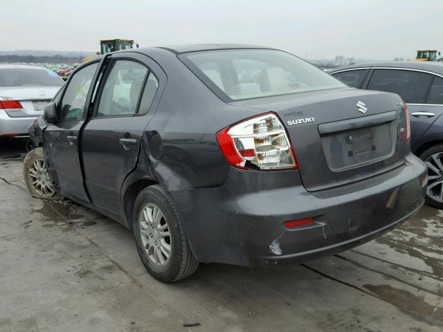 JS2YC5A36C6301220 - 2012 SUZUKI SX4 LE GRAY photo 3