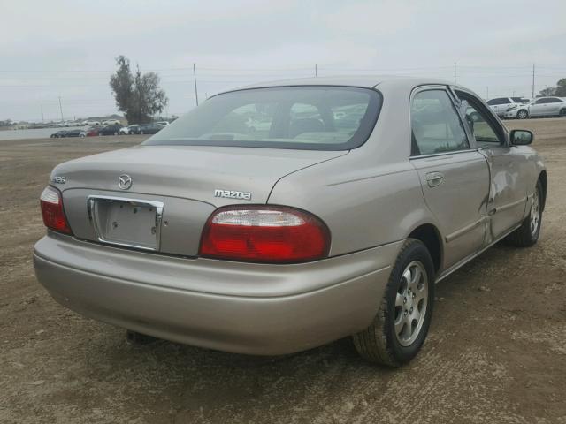 1YVGF22C425305730 - 2002 MAZDA 626 LX BEIGE photo 4