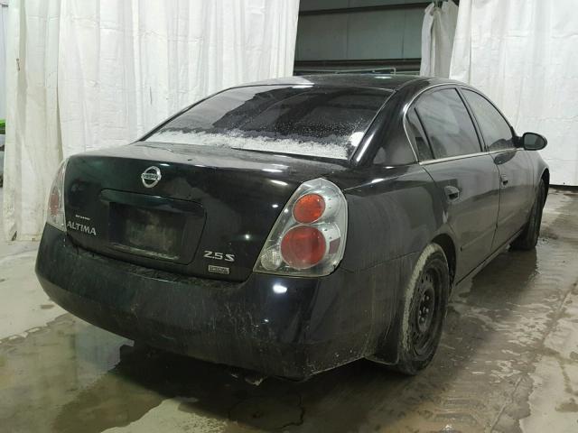 1N4AL11D36C185600 - 2006 NISSAN ALTIMA S BLACK photo 4