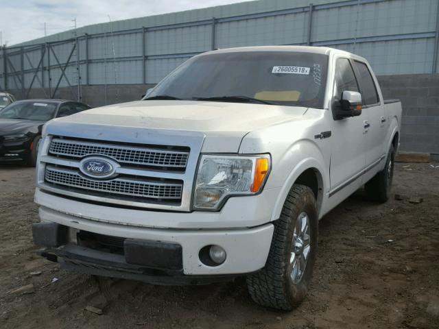 1FTFW1ET7BFD30252 - 2011 FORD F150 SUPER WHITE photo 2