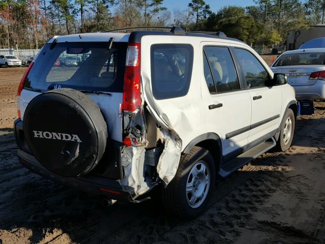 SHSRD78575U331261 - 2005 HONDA CR-V LX WHITE photo 4