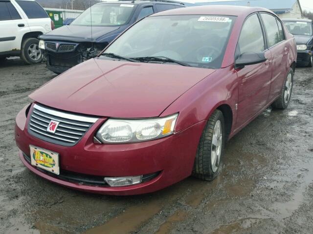 1G8AL55F96Z167316 - 2006 SATURN ION LEVEL MAROON photo 2