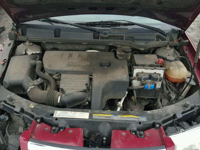 1G8AL55F96Z167316 - 2006 SATURN ION LEVEL MAROON photo 7