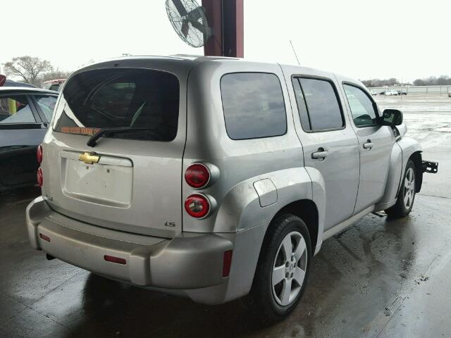 3GNDA13D28S525656 - 2008 CHEVROLET HHR LS SILVER photo 4