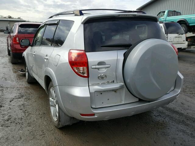 JTMBK32V975039938 - 2007 TOYOTA RAV4 SPORT SILVER photo 3