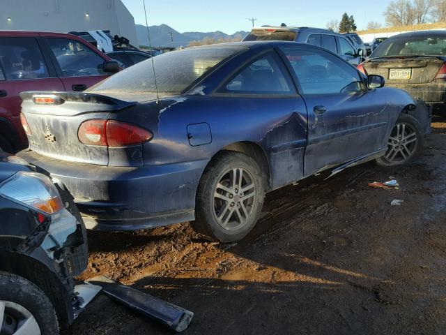 1G1JH12F427469678 - 2002 CHEVROLET CAVALIER L BLUE photo 4