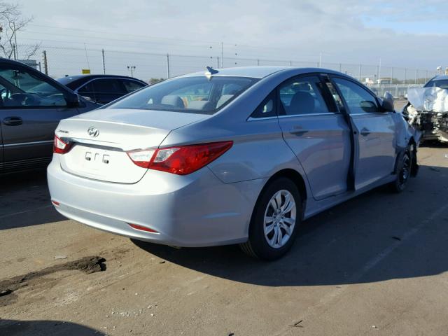 5NPEB4AC6BH082872 - 2011 HYUNDAI SONATA GLS BLUE photo 4