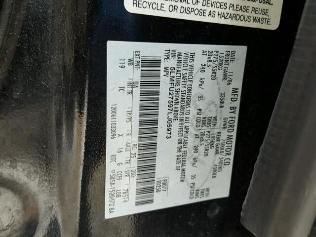 5LMFU27597LJ05973 - 2007 LINCOLN NAVIGATOR BLACK photo 10