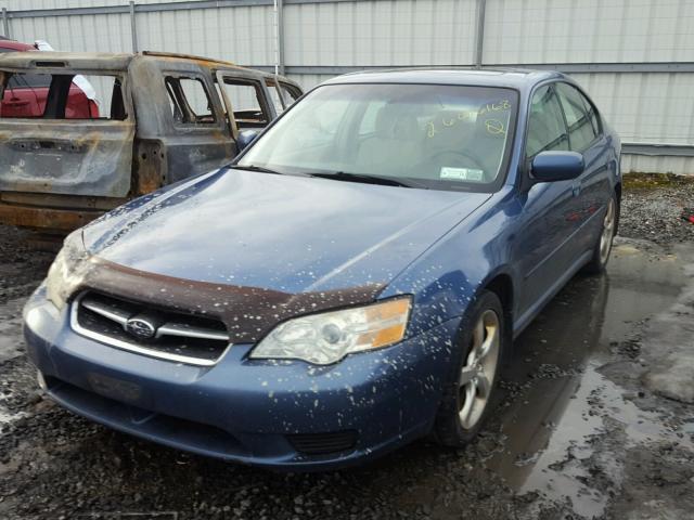 4S3BL616877200387 - 2007 SUBARU LEGACY 2.5 BLUE photo 2