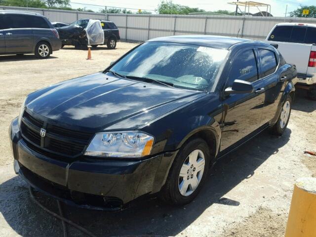 1B3CC4FBXAN137277 - 2010 DODGE AVENGER SX BLACK photo 2