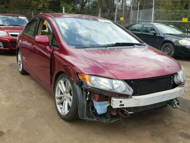 1HGFA16596L041851 - 2006 HONDA CIVIC LX MAROON photo 1