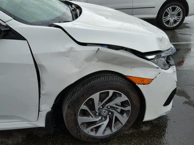 2HGFC2F70GH561646 - 2016 HONDA CIVIC EX თეთრი ფოტო 9