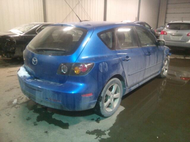 JM1BK143061527455 - 2006 MAZDA 3 HATCHBAC BLUE photo 4