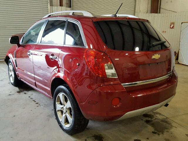 3GNAL3EK8ES629536 - 2014 CHEVROLET CAPTIVA LT MAROON photo 3