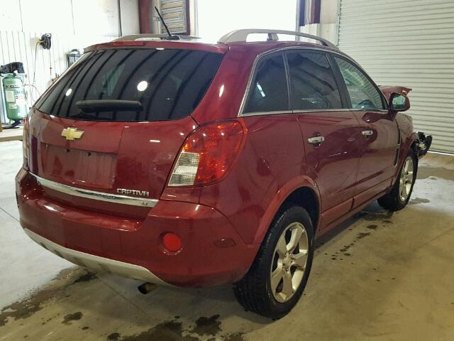 3GNAL3EK8ES629536 - 2014 CHEVROLET CAPTIVA LT MAROON photo 4