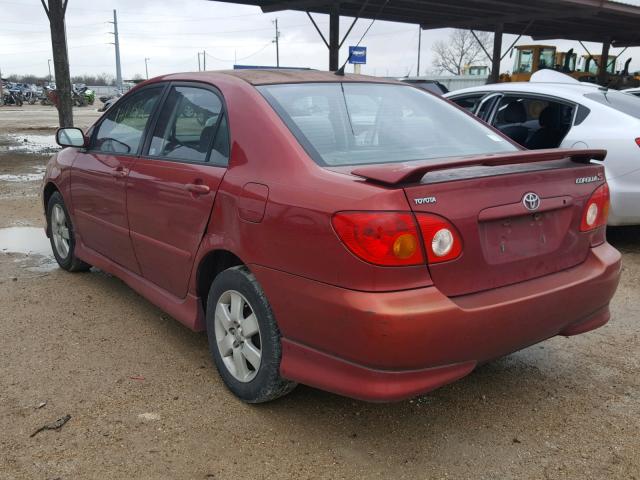 1NXBR32E33Z173948 - 2003 TOYOTA COROLLA CE MAROON photo 3