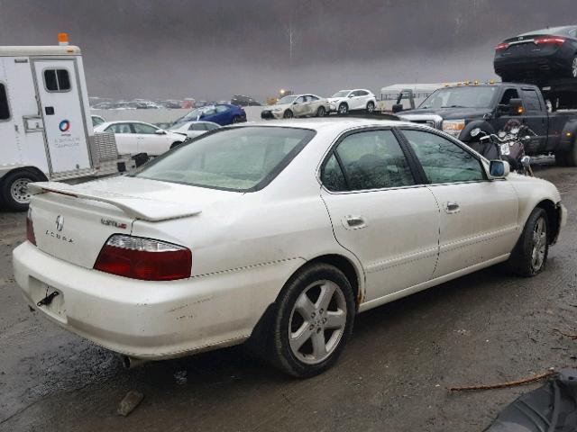 19UUA56882A030810 - 2002 ACURA 3.2TL TYPE WHITE photo 4