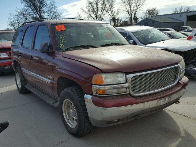 1GKEK13T01J212862 - 2001 GMC YUKON RED photo 1