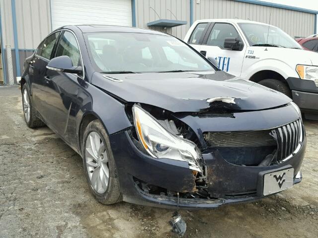 2G4GK5EX1F9271283 - 2015 BUICK REGAL BLUE photo 1