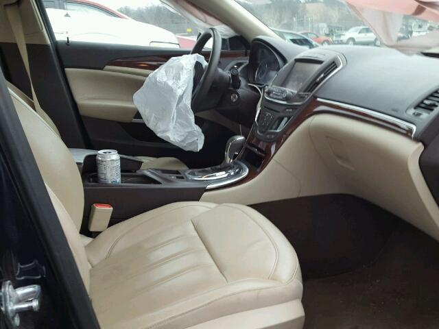 2G4GK5EX1F9271283 - 2015 BUICK REGAL BLUE photo 5