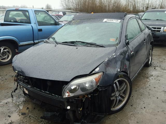 JTKDE177150050403 - 2005 TOYOTA SCION TC BLACK photo 2