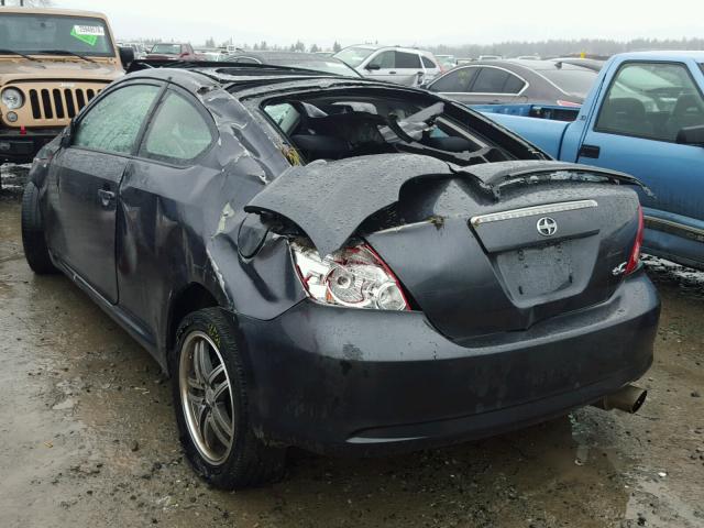 JTKDE177150050403 - 2005 TOYOTA SCION TC BLACK photo 3