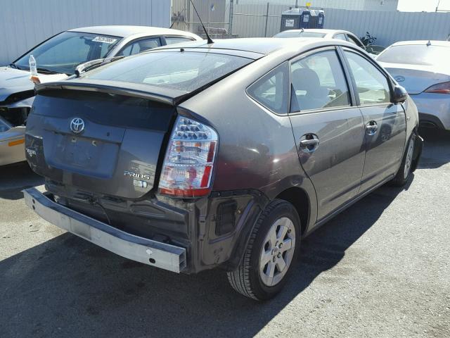 JTDKB20U983350383 - 2008 TOYOTA PRIUS BLACK photo 4