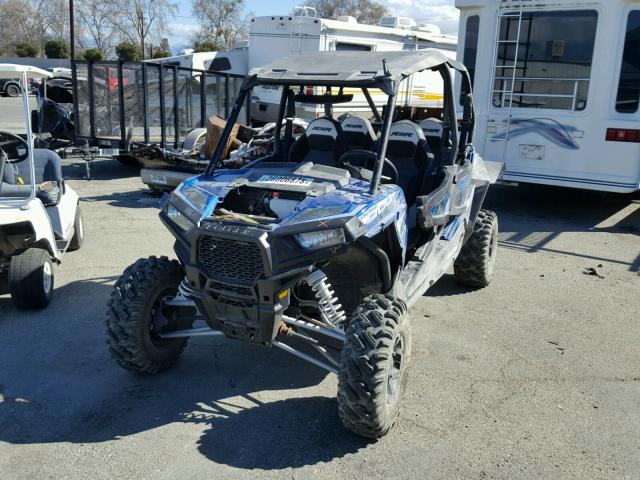 4XAVCE871GB343952 - 2016 POLARIS RZR 4 900 BLUE photo 2