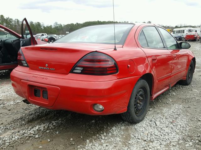 1G2NF52F13C120304 - 2003 PONTIAC GRAND AM S RED photo 4