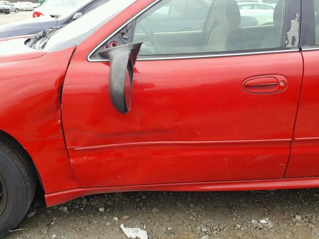 1G2NF52F13C120304 - 2003 PONTIAC GRAND AM S RED photo 9
