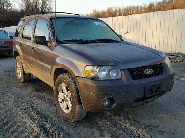 1FMYU96H96KC95813 - 2006 FORD ESCAPE HEV GRAY photo 1