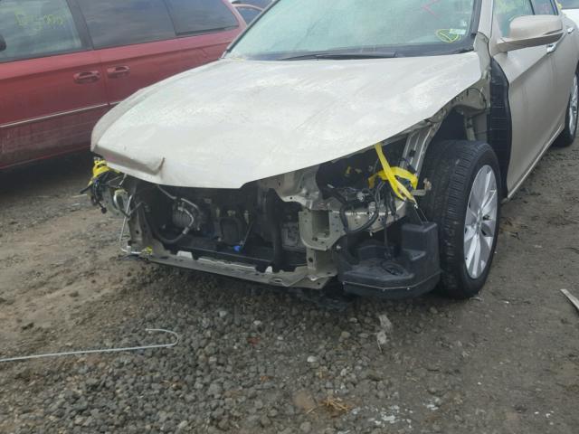 1HGCR2F8XDA269717 - 2013 HONDA ACCORD EXL GOLD photo 9