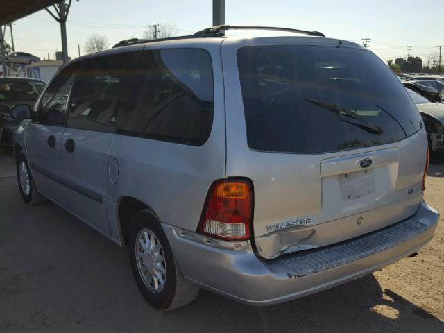 2FMZA51411BB26866 - 2001 FORD WINDSTAR S SILVER photo 3