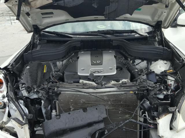 JN1AJ0HP3AM702474 - 2010 INFINITI EX35 BASE WHITE photo 7