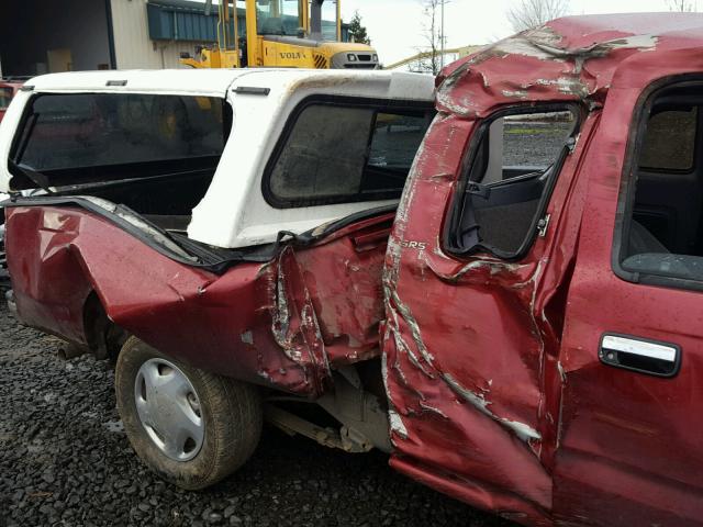 4TAVL52N6WZ076826 - 1998 TOYOTA TACOMA XTR RED photo 9