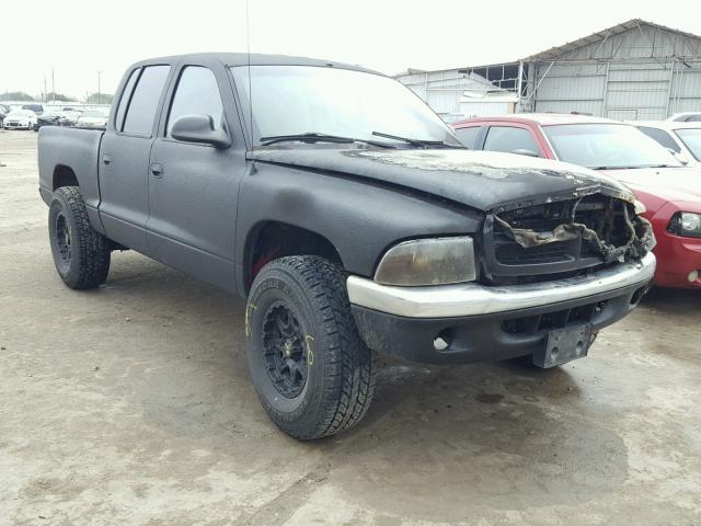 1B7GL2AN5YS755902 - 2000 DODGE DAKOTA QUA BLACK photo 1