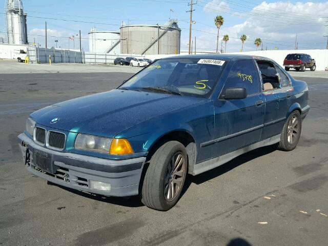 WBACB4311NFF84674 - 1992 BMW 325 I AUTO GREEN photo 2